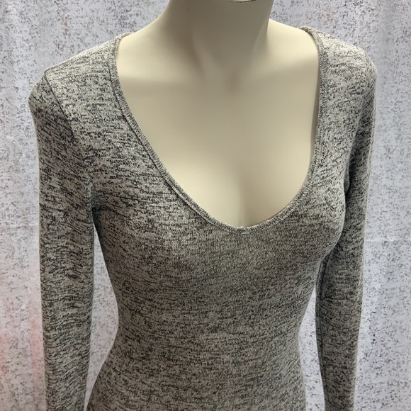 Grey midi dress - Picture 2 of 7